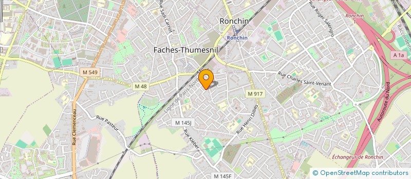 localisation de l'entreprise MONSIEUR YOUSRI LACHHAB  FACHES-THUMESNIL