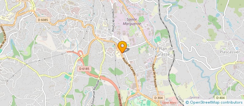 localisation de l'entreprise MONSIEUR YOUSRI MAJDOUB  GRASSE