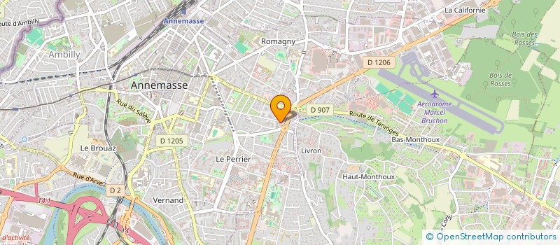 localisation de l'entreprise MONSIEUR YOUSRI MEGNOUCHE  ANNEMASSE