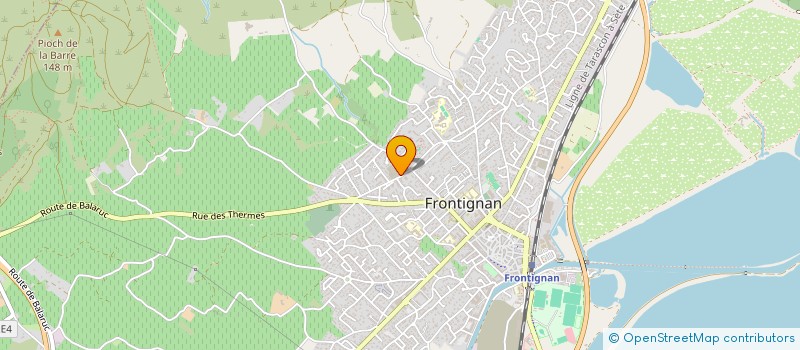 localisation de l'entreprise MONSIEUR YOUSSEF ABAGHAD à FRONTIGNAN