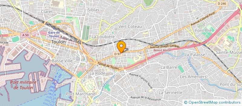 localisation de l'entreprise MONSIEUR YOUSSEF ABBIH à TOULON