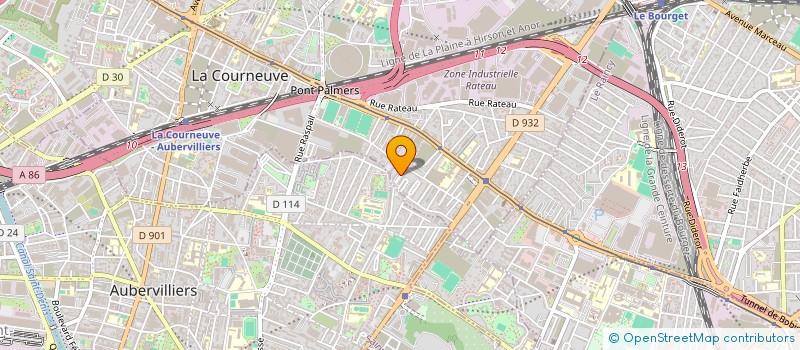 localisation de l'entreprise MONSIEUR YOUSSEF ABDOU MHADJI à LA COURNEUVE