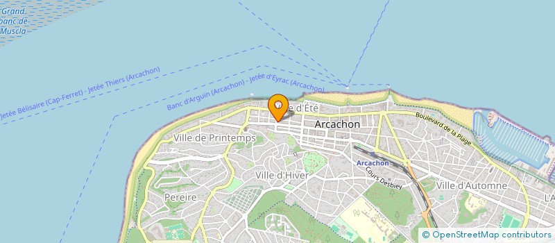 localisation de l'entreprise MONSIEUR YOUSSEF ADJEMI  ARCACHON