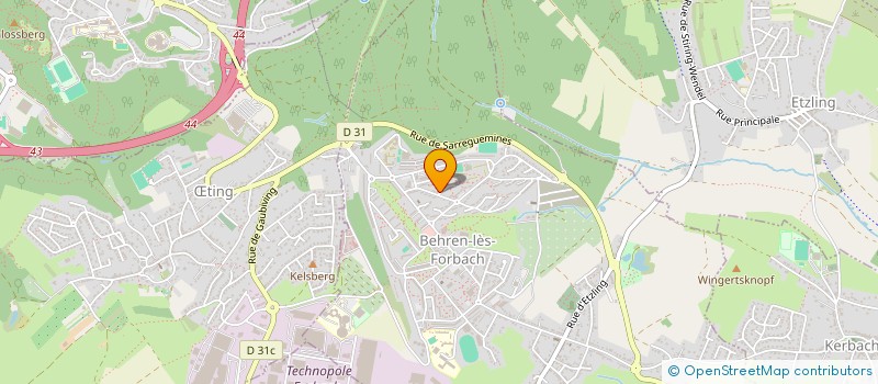 localisation de l'entreprise MONSIEUR YOUSSEF AHAJAM  BEHREN-LES-FORBACH