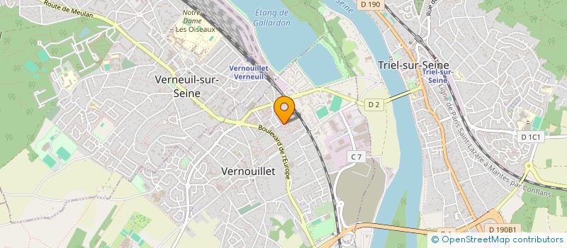 localisation de l'entreprise MONSIEUR YOUSSEF AHAMMOU à VERNOUILLET
