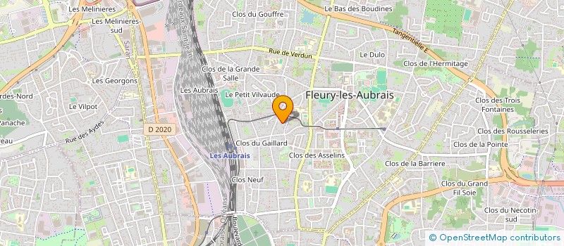 localisation de l'entreprise MONSIEUR YOUSSEF AHMIDACH  FLEURY-LES-AUBRAIS