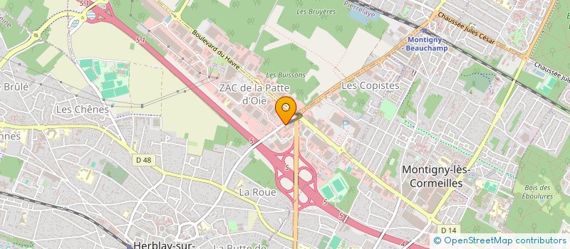localisation de l'entreprise MONSIEUR YOUSSEF AIT ELHADJ  HERBLAY-SUR-SEINE