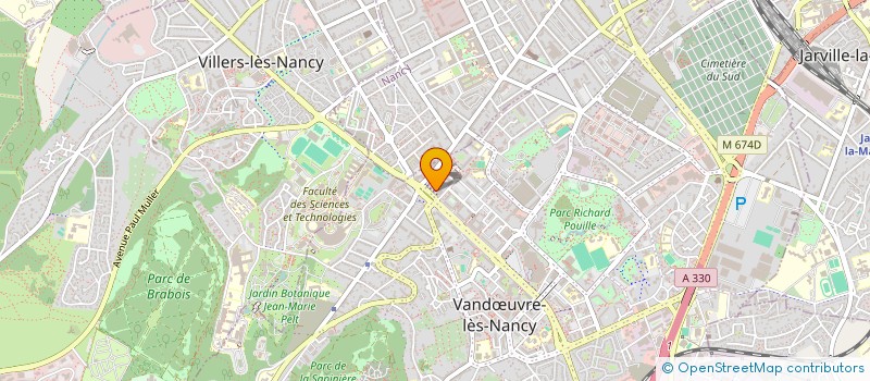 localisation de l'entreprise MONSIEUR YOUSSEF AJEBLI  VANDUVRE-LES-NANCY