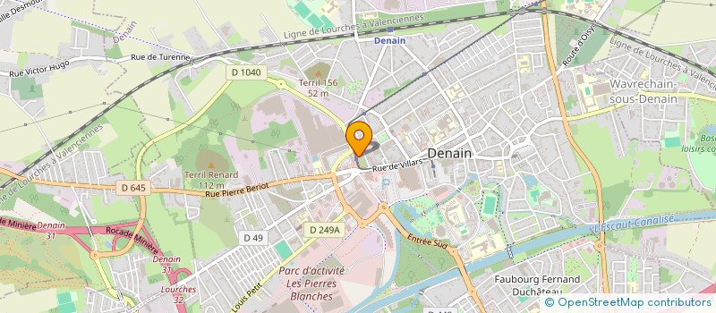 localisation de l'entreprise MONSIEUR YOUSSEF AJOUIDI EL BOULAL  DENAIN