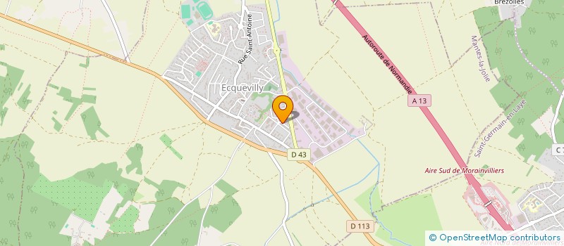 localisation de l'entreprise MONSIEUR YOUSSEF AKCHARI  ECQUEVILLY