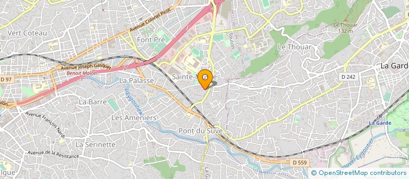 localisation de l'entreprise MONSIEUR YOUSSEF ALIOUI  LA VALETTE-DU-VAR