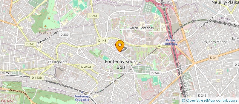 localisation de l'entreprise MONSIEUR YOUSSEF ALLANI à FONTENAY-SOUS-BOIS