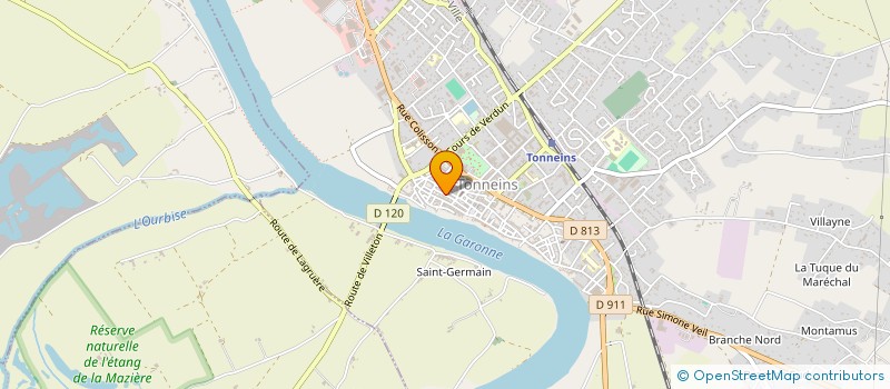 localisation de l'entreprise MONSIEUR YOUSSEF ALLAOUI YEJBAR  TONNEINS