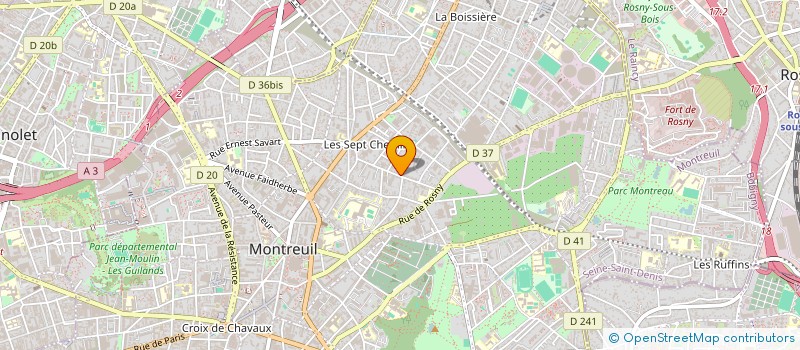 localisation de l'entreprise MONSIEUR YOUSSEF AMAIRI à MONTREUIL