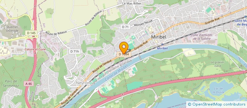 localisation de l'entreprise MONSIEUR YOUSSEF AMARNI  MIRIBEL