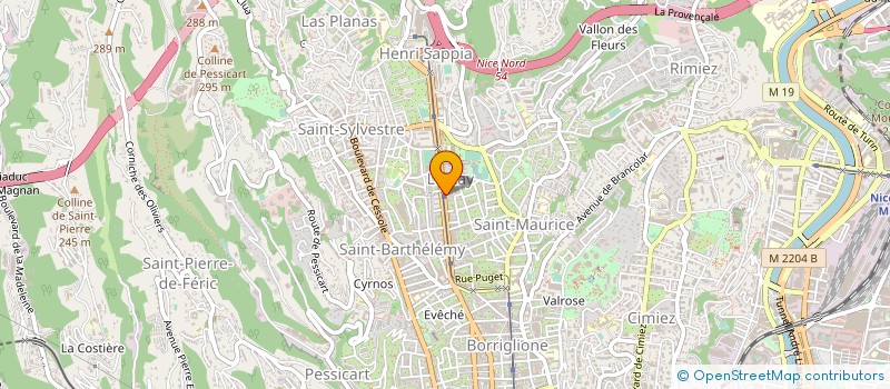 localisation de l'entreprise MONSIEUR YOUSSEF AMGHAR à NICE