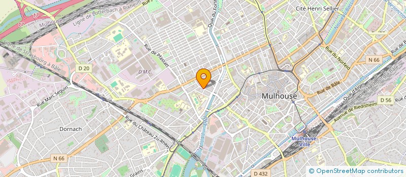 localisation de l'entreprise MONSIEUR YOUSSEF AMZIL  MULHOUSE