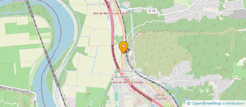 localisation de l'entreprise MONSIEUR YOUSSEF ANANOUCH  MORNAS