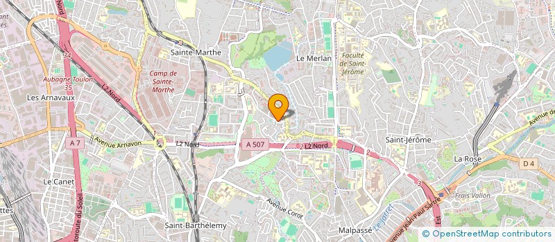 localisation de l'entreprise MONSIEUR YOUSSEF ARFAOUI à MARSEILLE