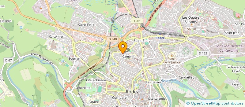 localisation de l'entreprise MONSIEUR YOUSSEF ARIF  RODEZ
