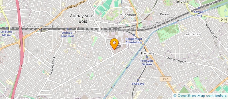 localisation de l'entreprise MONSIEUR YOUSSEF ARRAJI à AULNAY-SOUS-BOIS