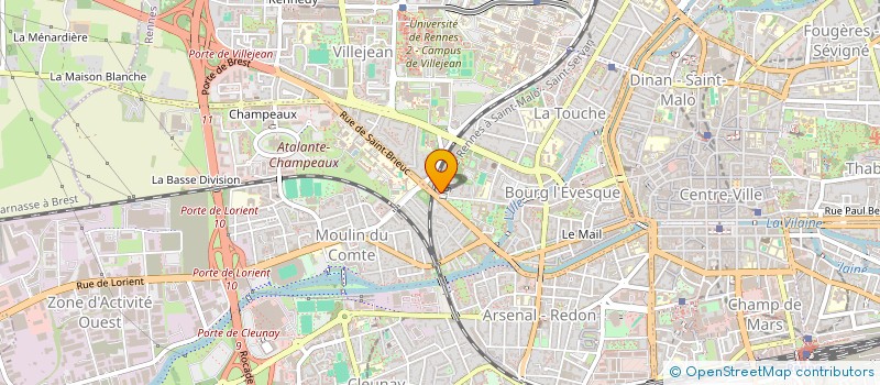 localisation de l'entreprise MONSIEUR YOUSSEF ATTABI  RENNES