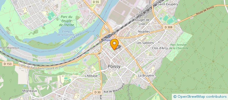 localisation de l'entreprise MONSIEUR YOUSSEF AYOUB  POISSY