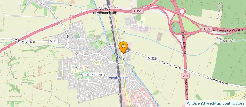 localisation de l'entreprise MONSIEUR YOUSSEF AZIMI à VENDENHEIM