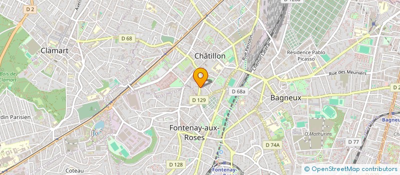 localisation de l'entreprise MONSIEUR YOUSSEF BADRI à CHATILLON