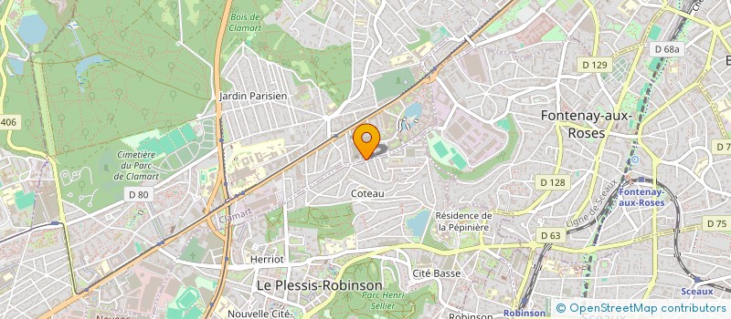 localisation de l'entreprise MONSIEUR YOUSSEF BAGOU  CLAMART