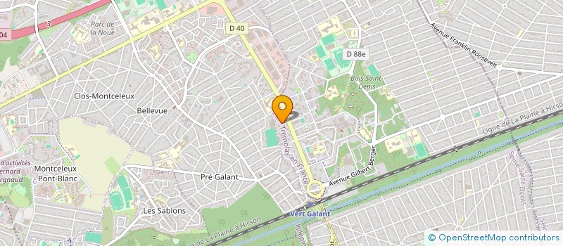 localisation de l'entreprise MONSIEUR YOUSSEF BAKKALI  TREMBLAY-EN-FRANCE