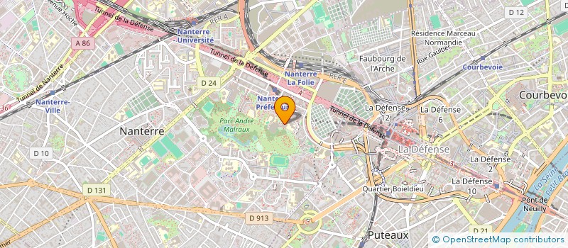 localisation de l'entreprise MONSIEUR YOUSSEF BAKKAR  NANTERRE