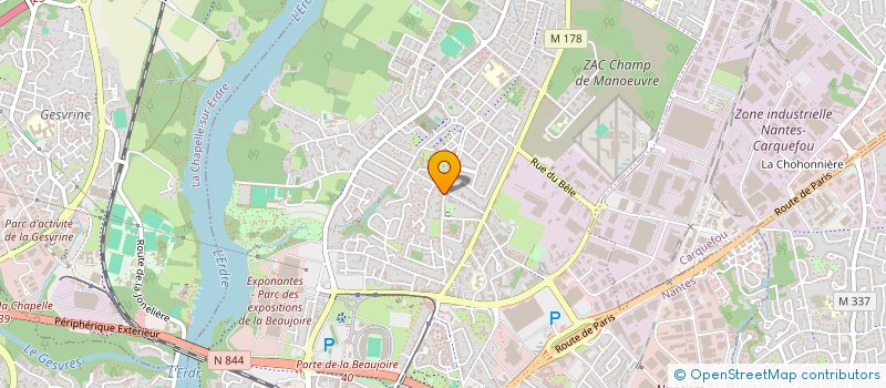 localisation de l'entreprise MONSIEUR YOUSSEF BAKKIOUI EL OTMANI à NANTES