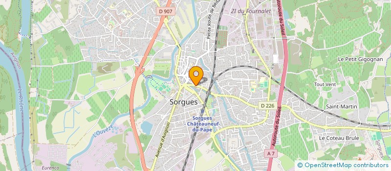 localisation de l'entreprise MONSIEUR YOUSSEF BAKOUCH  SORGUES