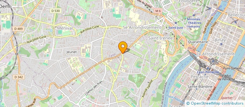 localisation de l'entreprise MONSIEUR YOUSSEF BAQTATOUCHE  SAINTE-FOY-LES-LYON