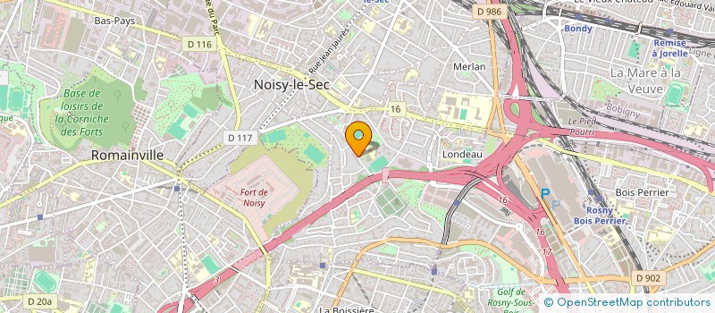 localisation de l'entreprise MONSIEUR YOUSSEF BEKHTI à NOISY-LE-SEC