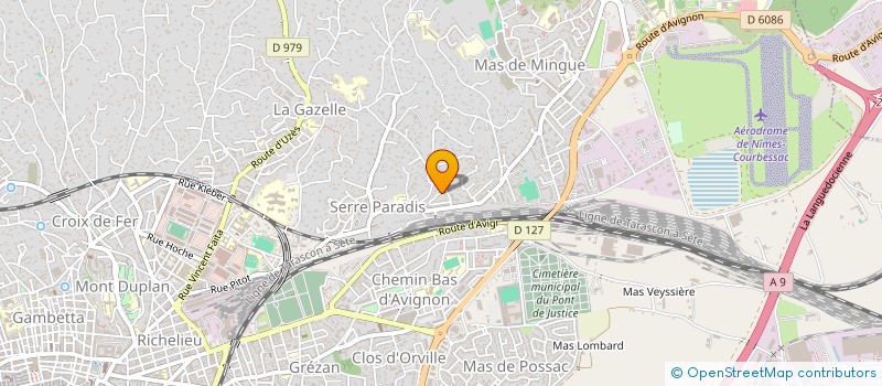 localisation de l'entreprise MONSIEUR YOUSSEF BEKKALI  NIMES