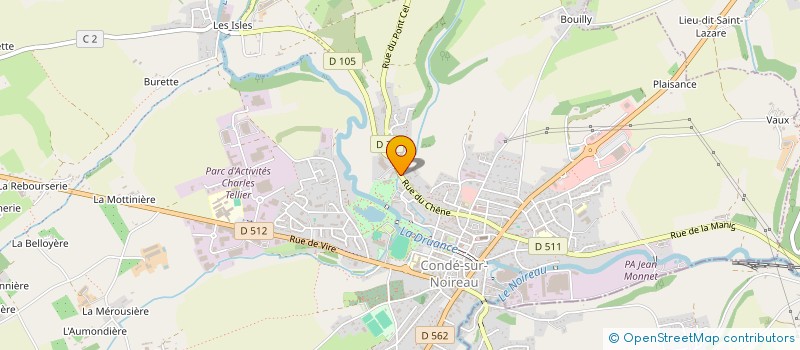 localisation de l'entreprise MONSIEUR YOUSSEF BEKKARI  CONDE-EN-NORMANDIE