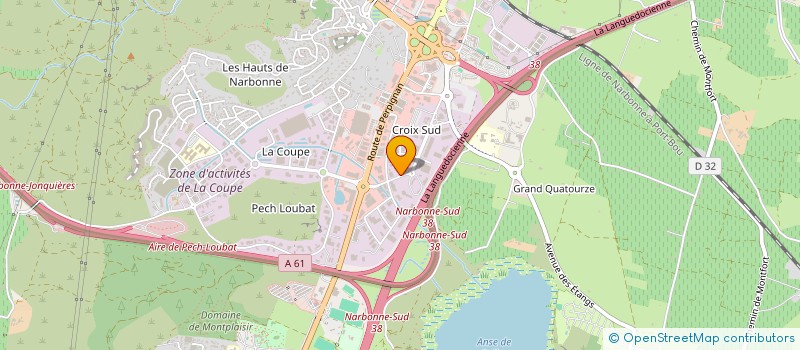 localisation de l'entreprise MONSIEUR YOUSSEF BELGAROUANI  NARBONNE