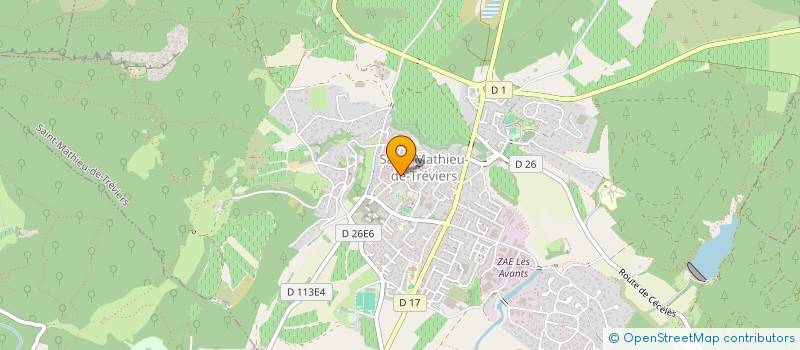 localisation de l'entreprise MONSIEUR YOUSSEF BELHADI  SAINT-MATHIEU-DE-TREVIERS