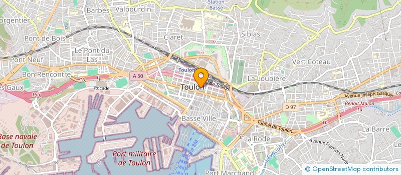 localisation de l'entreprise MONSIEUR YOUSSEF BEN BRAHIM  TOULON