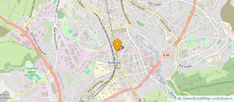 localisation de l'entreprise MONSIEUR YOUSSEF BEN FADHEL  SAINT-ETIENNE