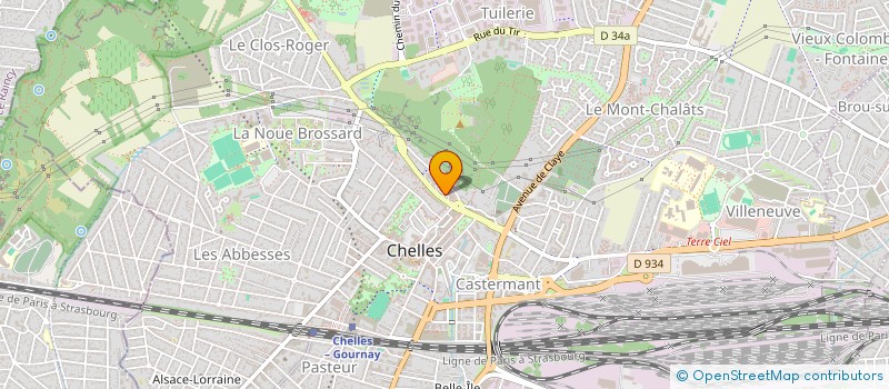 localisation de l'entreprise MONSIEUR YOUSSEF BEN HAMOUDA  CHELLES