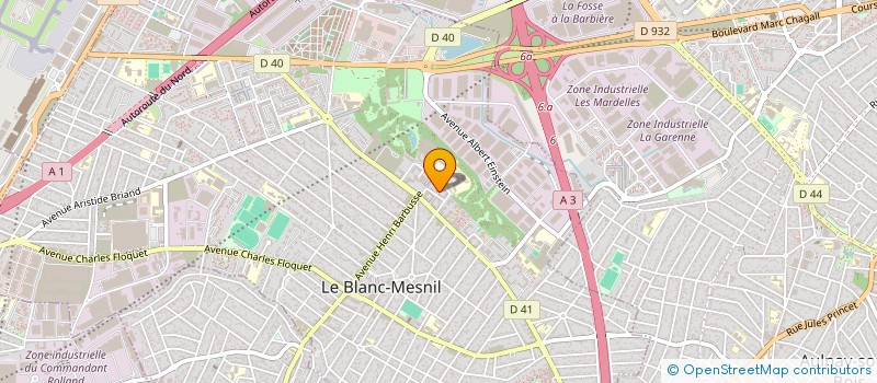 localisation de l'entreprise MONSIEUR YOUSSEF BEN MALEK  LE BLANC-MESNIL