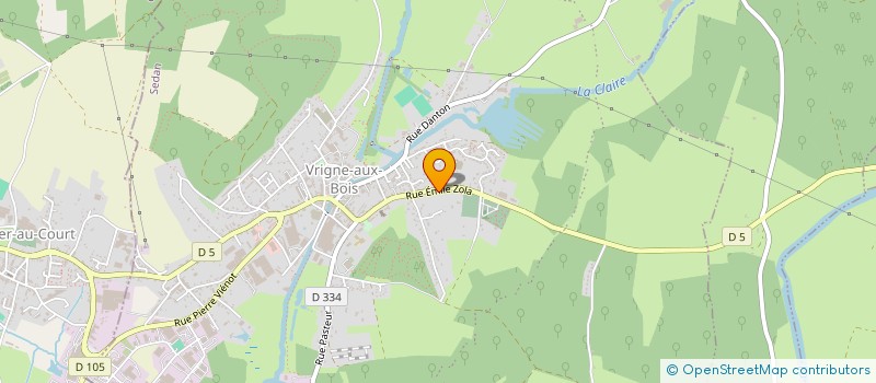 localisation de l'entreprise MONSIEUR YOUSSEF BEN SLAMA  VRIGNE AUX BOIS