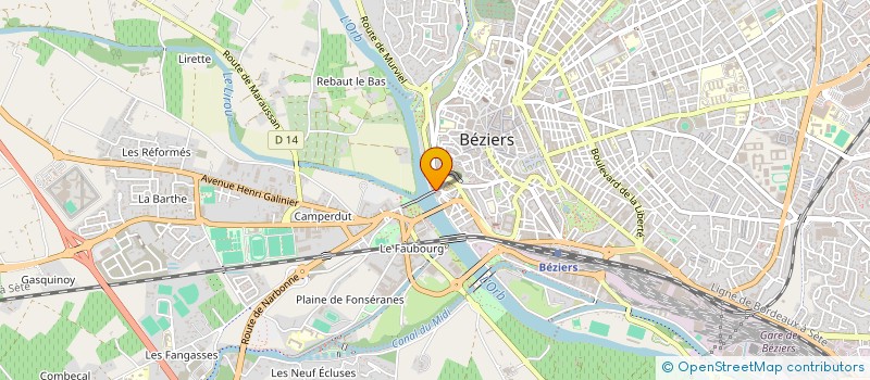 localisation de l'entreprise MONSIEUR YOUSSEF BENABDENBI  BEZIERS