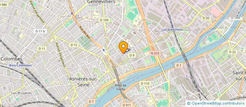 localisation de l'entreprise MONSIEUR YOUSSEF BENHEBRI  GENNEVILLIERS