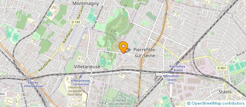 localisation de l'entreprise MONSIEUR YOUSSEF BENOMAR à PIERREFITTE-SUR-SEINE