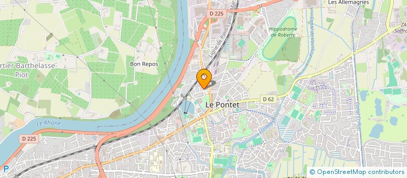 localisation de l'entreprise MONSIEUR YOUSSEF BENSAADAT  LE PONTET