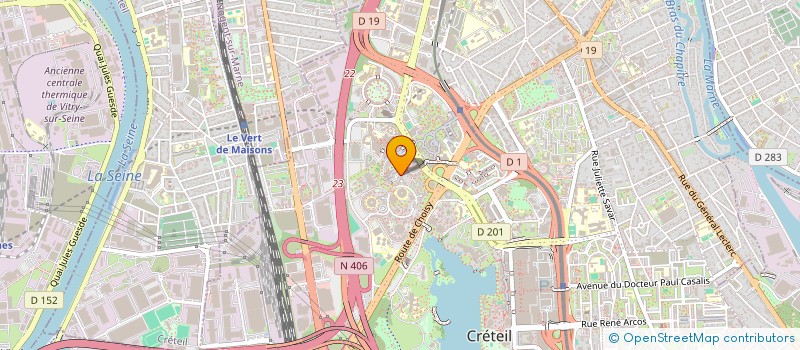 localisation de l'entreprise MONSIEUR YOUSSEF BENTOUA  CRETEIL